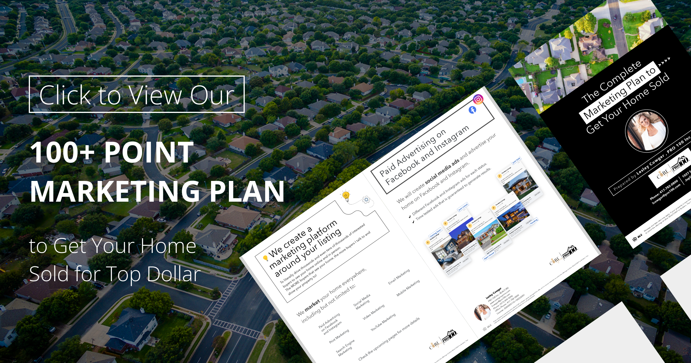 Get Top Dollar for Your Home With Our 100+ Point Marketing Plan!